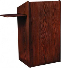 Oklahoma Sound - Wood Full Floor Lectern - 20" Deep x 25" Wide x 46" High - Americas Industrial Supply