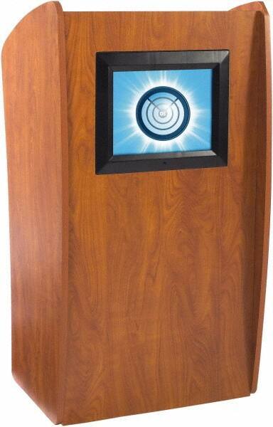 Oklahoma Sound - Wood Full Floor Lectern - 21" Deep x 24" Wide x 46" High - Americas Industrial Supply