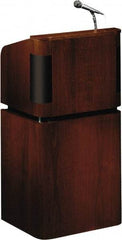 Oklahoma Sound - Wood Full Floor Lectern - 20-1/2" Deep x 24" Wide x 48" High - Americas Industrial Supply