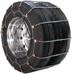 Peerless Chain - Dual Axle Tire Chains - For Use with 10.00-20, 11-22.5, 13/80-20, 305/70-22.5, 315/70.22.5 - Americas Industrial Supply