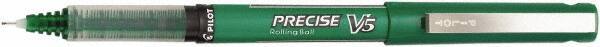 Pilot - Precision Point Roller Ball Pen - Green - Americas Industrial Supply