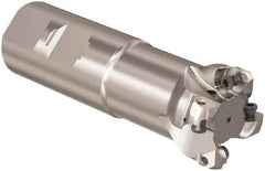 Seco - R217 32mm Weldon Shank Milling Tip Insert Holder & Shank - 3.110236" Projection, 1" Neck Diam, M16 Neck Thread, 40mm Nose Diam, 115mm OAL, Tool Steel Tool Holder - Americas Industrial Supply