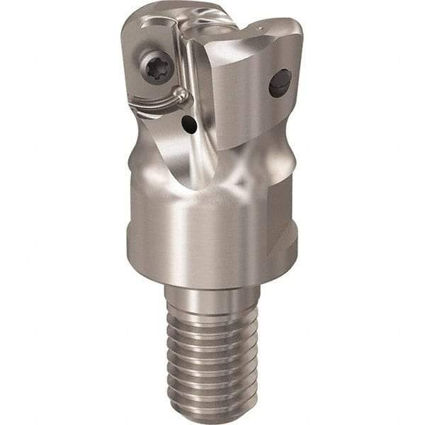 Seco - R217.21.RE 10mm Threaded Shank Milling Tip Insert Holder & Shank - 1.102362" Projection, 1" Neck Diam, M10 Neck Thread, 20mm Nose Diam, 28mm OAL, Tool Steel Tool Holder - Americas Industrial Supply