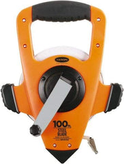 Keson - 100' x 3/8" Tape Measure - 1/8" Graduation - Americas Industrial Supply