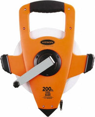 Keson - 200' x 3/8" Tape Measure - 1/8" Graduation - Americas Industrial Supply
