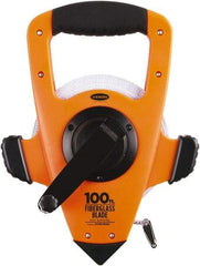 Keson - 100' x 1/2" Tape Measure - 1/8" Graduation - Americas Industrial Supply