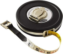 Keson - 50' x 1/2" Tape Measure - 1/8, 1/10 & 1/100" Graduation - Americas Industrial Supply