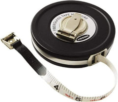 Keson - 50' x 1/2" Tape Measure - 1/10 & 1/100" Graduation - Americas Industrial Supply