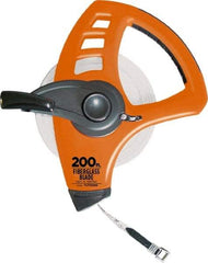 Keson - 200' x 1/2" Tape Measure - 1/10 & 1/100" Graduation - Americas Industrial Supply