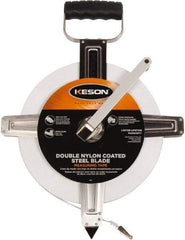 Keson - 300' x 3/8" Tape Measure - 1/8" Graduation - Americas Industrial Supply