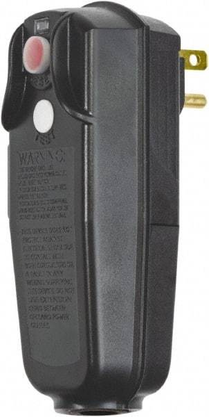 Tower - 0 Outlet, 125 Volt, 15 Amp Rating, Right Angle, Commercial, Industrial GFCI - Cordless - Americas Industrial Supply