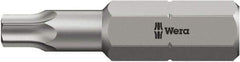 Wera - 5/16" Drive T45 Torx Screwdriver Bit - 4" OAL, Insert Bit - Americas Industrial Supply