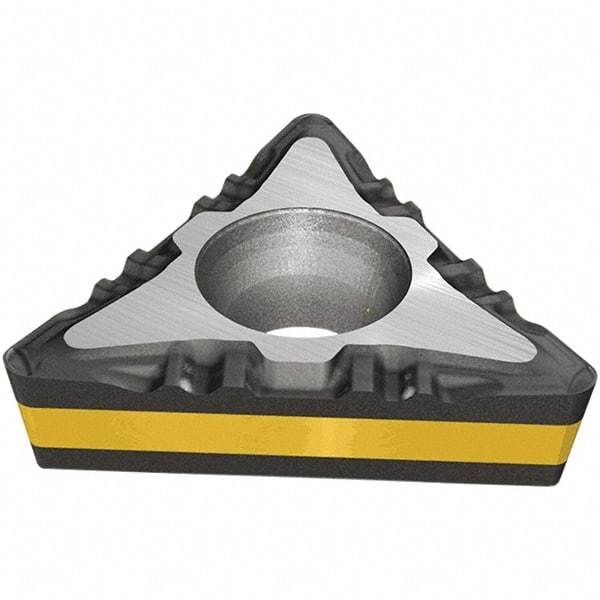 Iscar - TCMT2-0 F3P Grade IC8150 Carbide Turning Insert - TiCN/Al2O3/TiN Finish, 60° Triangle, 2.38mm Thick, 0.2mm Corner Radius - Americas Industrial Supply