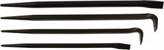 Mayhew - 4 Piece Line-Up & Rolling Head Pry Bar Set - Includes 14, 16, 18 & 20" Lengths - Americas Industrial Supply