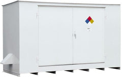 Enpac - Outdoor Safety Storage Buildings Number of Drums: 12 Fire Rated: Yes - Americas Industrial Supply