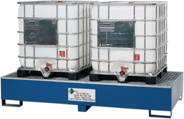 Enpac - IBC Sumps, Platforms & Decks Type: IBC Pallet Number of Totes: 2 - Americas Industrial Supply