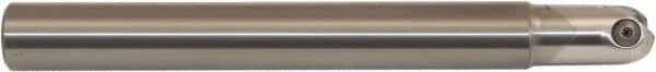 Millstar - 12mm Cut Diam, 125mm Max Depth of Cut, 12mm Shank Diam, 150mm OAL, Indexable Ball Nose End Mill - Straight Shank, CBSFCY Toolholder, MB, MBT, RBT Insert - Americas Industrial Supply