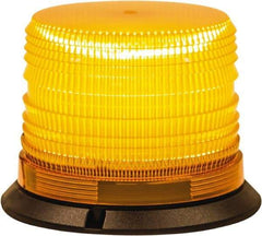 Buyers Products - 8 Flash Rate, 1" Pipe & 3-Bolt Mount Emergency Strobe Light Assembly - Powered by 12 to 24 Volts, Amber - Americas Industrial Supply