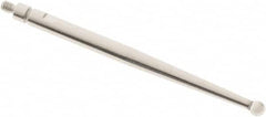 SPI - 2mm Ball Diam, Steel, Ball Test Indicator Contact Point - 1.336" Contact Point Length, Use with Mitutoyo Test Indicators - Americas Industrial Supply