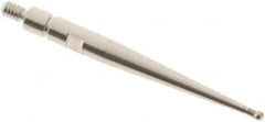 SPI - 1mm Ball Diam, Steel, Ball Test Indicator Contact Point - 0.9" Contact Point Length, Use with Mitutoyo Test Indicators - Americas Industrial Supply