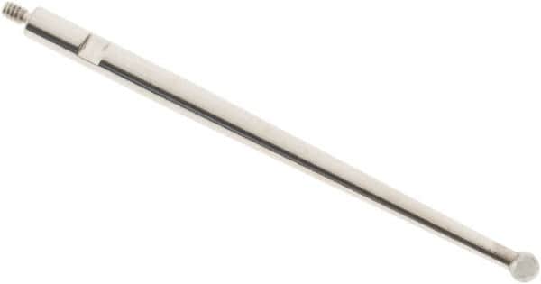 SPI - 2mm Ball Diam, Carbide, Ball Test Indicator Contact Point - 1.437" Contact Point Length, Use with Tesa Test Indicators - Americas Industrial Supply