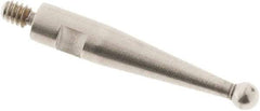 SPI - 1.5mm Ball Diam, Steel, Ball Test Indicator Contact Point - 0.497" Contact Point Length, Use with Tesa Test Indicators - Americas Industrial Supply