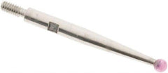 SPI - 2mm Ball Diam, Ruby, Ball Test Indicator Contact Point - 0.812" Contact Point Length, Use with Interapid Test Indicators - Americas Industrial Supply