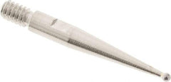 SPI - 0.8mm Ball Diam, Steel, Ball Test Indicator Contact Point - Use with Starrett Test Indicators - Americas Industrial Supply