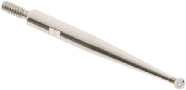 SPI - 1.5mm Ball Diam, Carbide, Ball Test Indicator Contact Point - 0.812" Contact Point Length, Use with Interapid Test Indicators - Americas Industrial Supply
