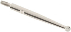 SPI - 2mm Ball Diam, Carbide, Ball Test Indicator Contact Point - 0.812" Contact Point Length, Use with Interapid Test Indicators - Americas Industrial Supply