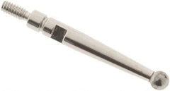 SPI - 2.4mm Ball Diam, Carbide, Ball Test Indicator Contact Point - 0.688" Contact Point Length, Use with Interapid Test Indicators - Americas Industrial Supply