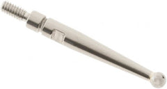 SPI - 2mm Ball Diam, Carbide, Ball Test Indicator Contact Point - 0.688" Contact Point Length, Use with Interapid Test Indicators - Americas Industrial Supply