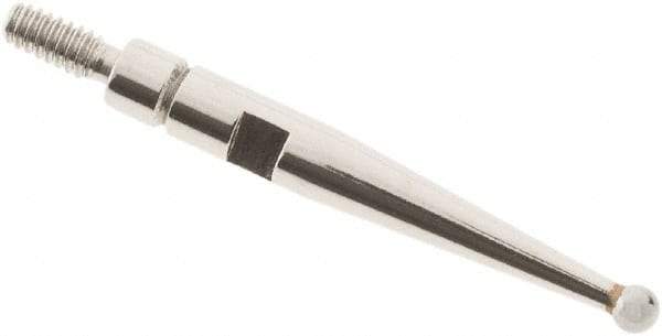 SPI - 1.5mm Ball Diam, Carbide, Ball Test Indicator Contact Point - 0.688" Contact Point Length, Use with Interapid Test Indicators - Americas Industrial Supply