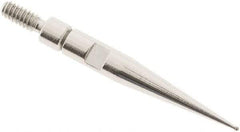 SPI - 0.4mm Ball Diam, Carbide, Ball Test Indicator Contact Point - 0.688" Contact Point Length, Use with Interapid Test Indicators - Americas Industrial Supply