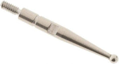 SPI - 1.5mm Ball Diam, Steel, Ball Test Indicator Contact Point - 0.688" Contact Point Length, Use with Interapid Test Indicators - Americas Industrial Supply