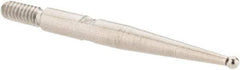 SPI - 1mm Ball Diam, Steel, Ball Test Indicator Contact Point - 0.671" Contact Point Length, Use with Teclock Test Indicators - Americas Industrial Supply