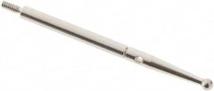 SPI - 2mm Ball Diam, Carbide, Ball Test Indicator Contact Point - 1.292" Contact Point Length, Use with Compac Test Indicators - Americas Industrial Supply