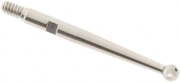SPI - 2mm Ball Diam, Carbide, Ball Test Indicator Contact Point - Use with Starrett Test Indicators - Americas Industrial Supply