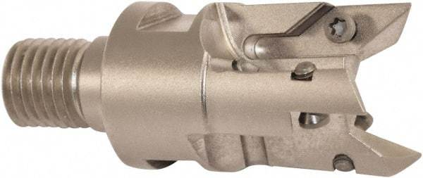 Millstar - VCGT Series ASON, Right Hand Cut, 50mm Head Length, Modular Milling Cutting Unit Head - 32mm Cutting Diam, 1/8" Depth of Cut, Universal Insert Size - Americas Industrial Supply