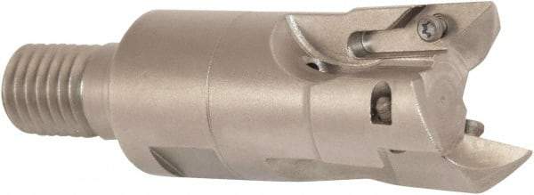 Millstar - VCGT Series ASOC, Right Hand Cut, 50mm Head Length, Modular Milling Cutting Unit Head - 25mm Cutting Diam, 1/8" Depth of Cut, Universal Insert Size - Americas Industrial Supply