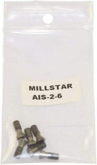 Millstar - Torx Insert Screw for Indexable Milling Cutters - M12 Thread, Industry Std AIS-2-6, For Use with End Mills - Americas Industrial Supply