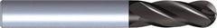 Kennametal - 14mm Diam, 26mm LOC, 4 Flute Solid Carbide Ball End Mill - TiAlN Finish, Single End, 83mm OAL, 14mm Shank Diam, Spiral Flute - Americas Industrial Supply