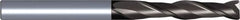 Kennametal - 10mm, 2 Flute, Single End, Solid Carbide, Corner Chamfer End Mill - 100mm OAL, 30° Helix, Right Hand Flute, 45mm LOC, Right Hand Cut - Americas Industrial Supply