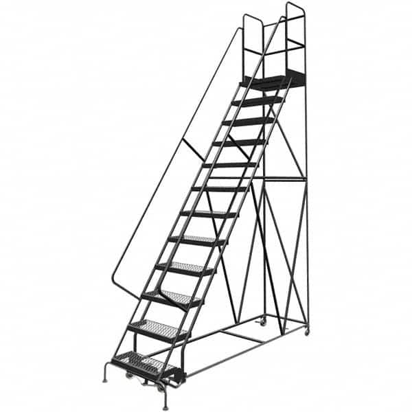 TRI-ARC - Rolling & Wall Mounted Ladders & Platforms Type: Rolling Warehouse Ladder Style: Rolling Platform Ladder - Americas Industrial Supply