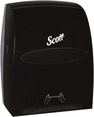 Scott - Hands Free, Plastic Paper Towel Dispenser - 16.13" High x 12.63" Wide x 10.2" Deep, 1 Roll, Smoke (Color) - Americas Industrial Supply