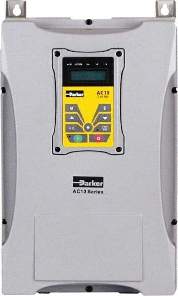 Parker - Single Phase, 230 Volt, 1/2 hp, Variable Frequency Drive - 7.87" Wide x 7.8" Deep x 16" High, IP66 - Americas Industrial Supply