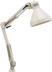 O.C. White - 43 Inch, Spring Suspension, Clamp on, LED, Shadow White, General Purpose Task Light - 250 Watt, 120 Volt, Nonmagnifying - Americas Industrial Supply