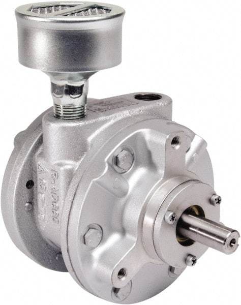 Gast - 4 hp Reversible Face Air Actuated Motor - 0:00 Gear Ratio, 3,000 Max RPM, 1.36" Shaft Length, 5/8" Shaft Diam - Americas Industrial Supply