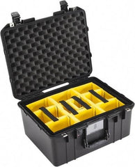 Pelican Products, Inc. - 15-51/64" Wide x 10-1/2" High, Aircase w/Divider - Black - Americas Industrial Supply