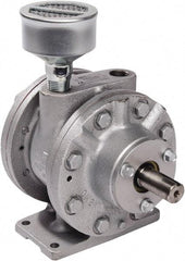 Gast - 5-1/4 hp Reversible Foot Air Actuated Motor - 0:00 Gear Ratio, 2,500 Max RPM, 1-1/2" Shaft Length, 3/4" Shaft Diam - Americas Industrial Supply